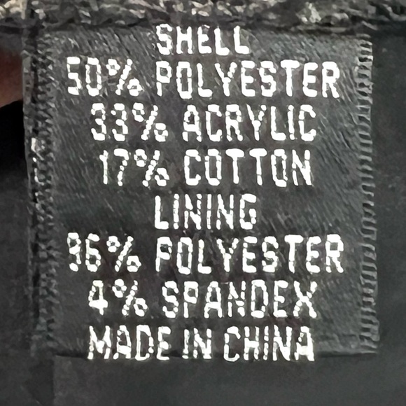 Adrianna Papell Charcoal Crochet Lace Overlay Knee Length Shift Dress Women’s 12 - Picture 7 of 8